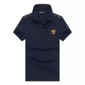 versace vintage logo t-shirt broderie medusa blue